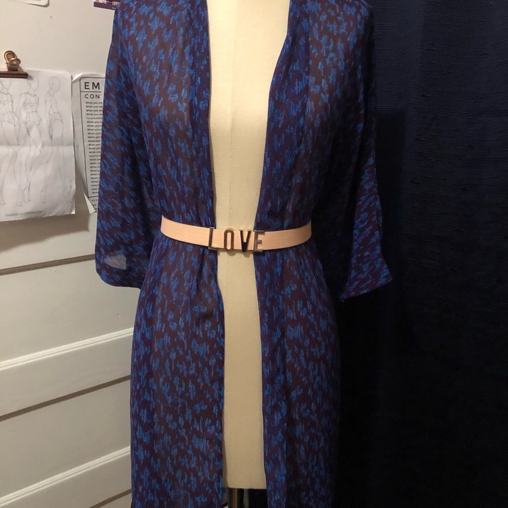 Sheer kimono